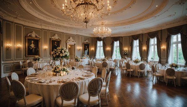 Découvrez la salle de réception de mariage idéale à trets